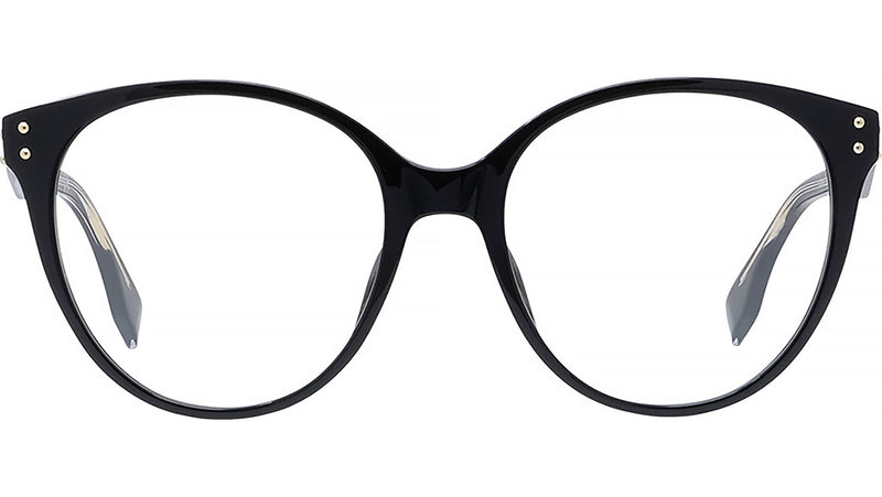 Fendi Essential Black Round Eyeglasses