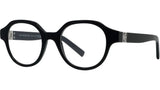 4G Black Round Eyeglasses