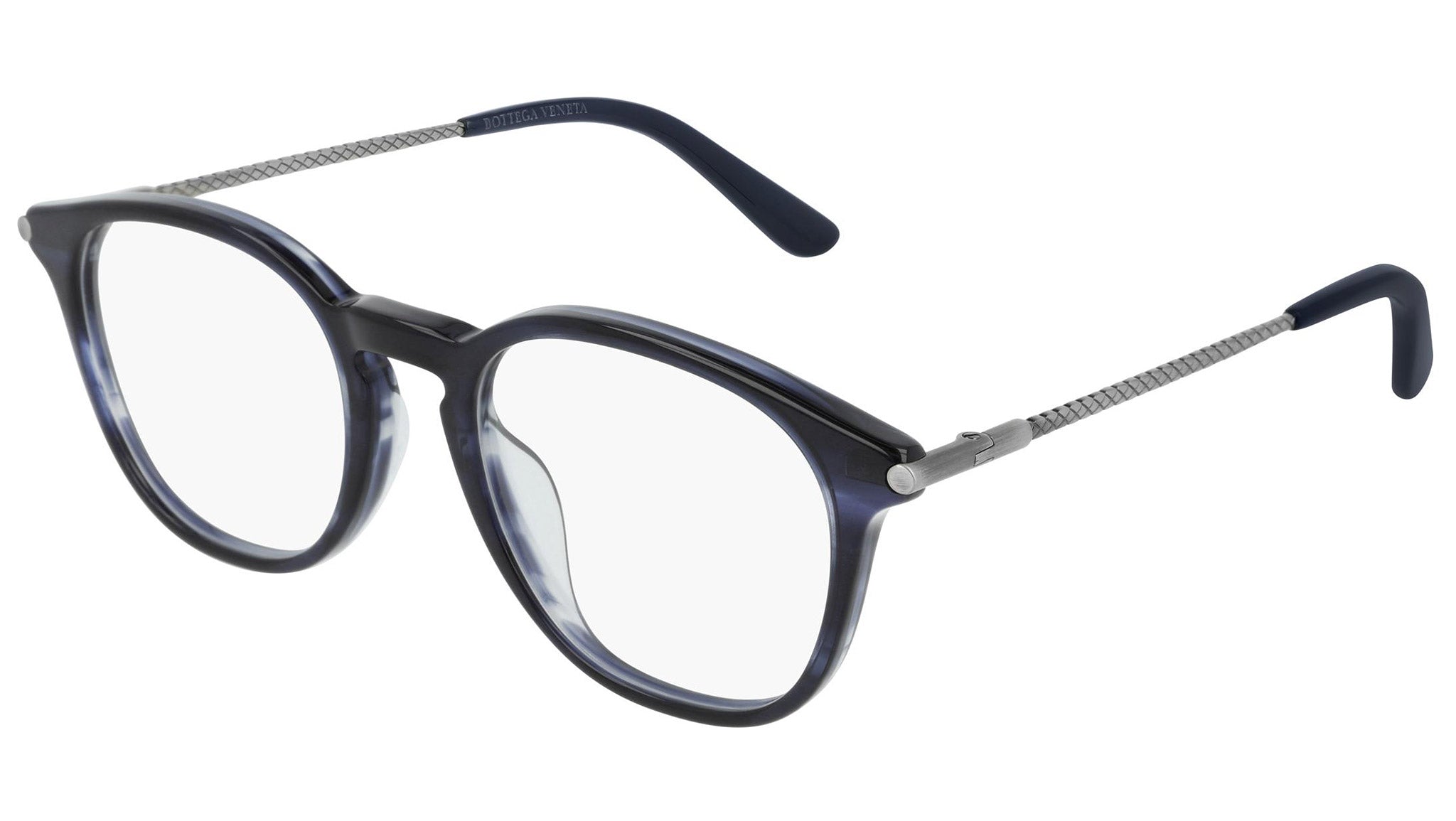 BV0200O shiny blue melange tortoise