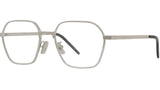 GV One Silver Geometric Eyeglasses