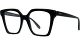 Slim Black Square Eyeglasses
