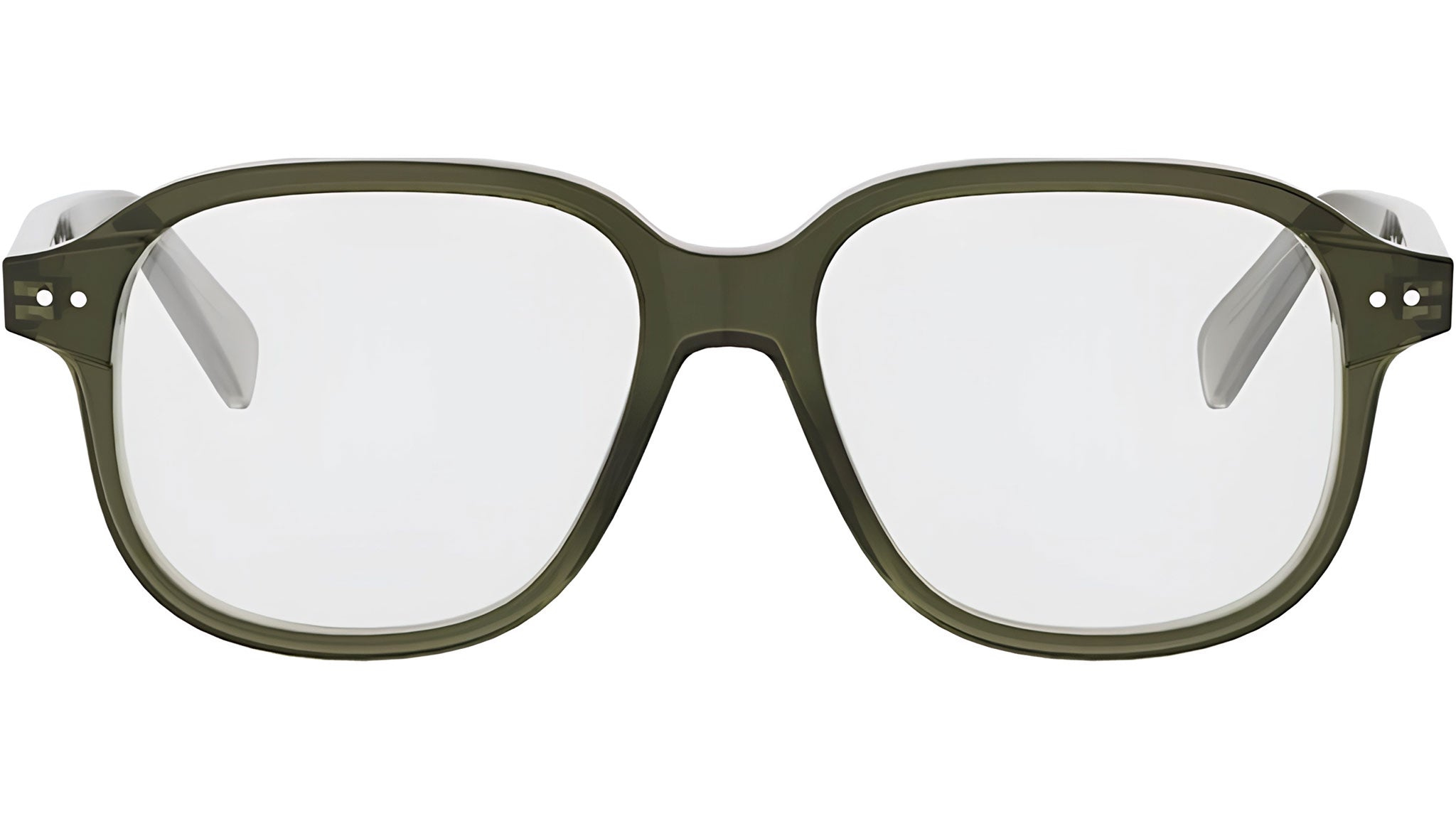 CELINE Thin Green Square Eyeglasses