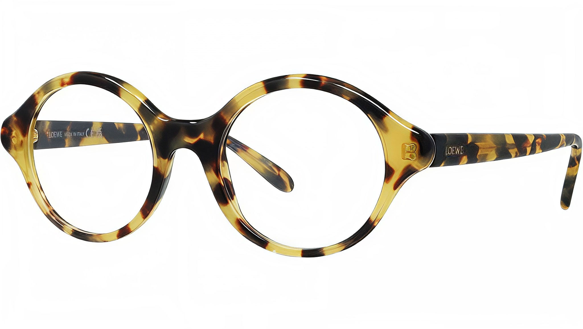 Slim Tortoise Round Eyeglasses