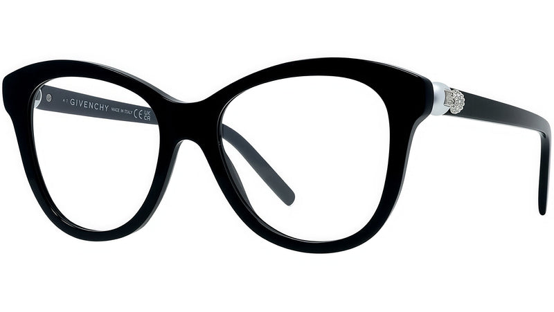 Pearl Black Cat Eye Eyeglasses