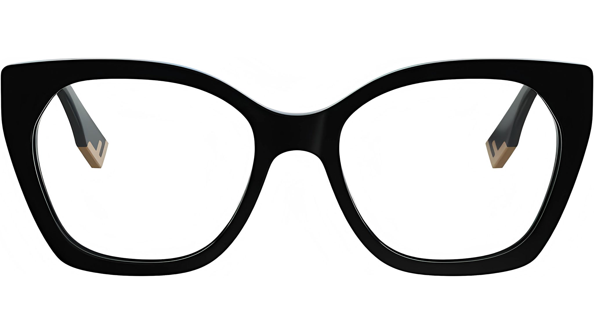 Fendi Way Black Geometric Eyeglasses