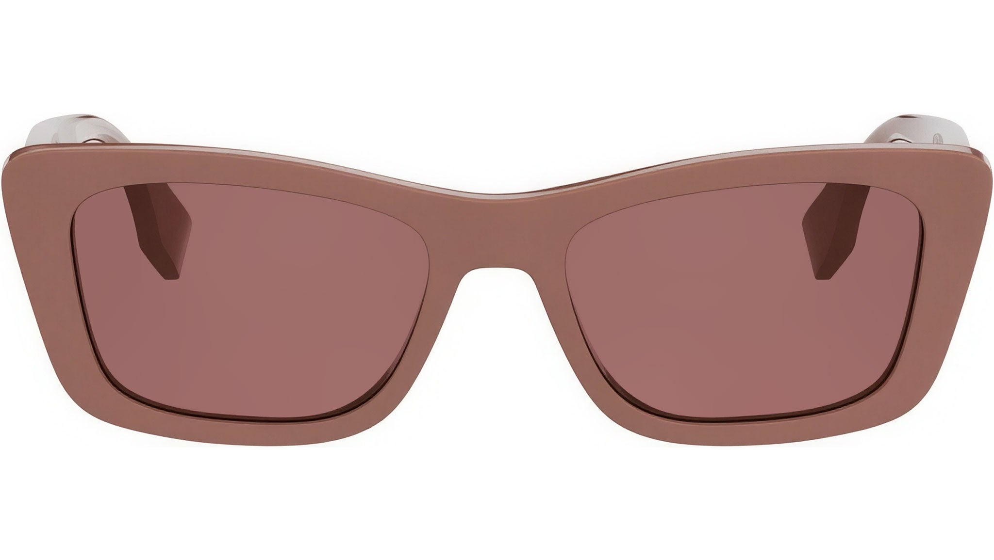 Lettering Pink Geometric Sunglasses