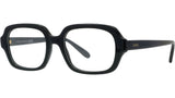 Slim Black Square Eyeglasses