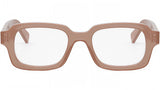 3 Dots Brown Geometric Eyeglasses