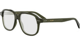 CELINE Thin Green Square Eyeglasses