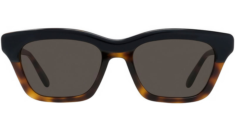 Slim Tortoise Geometric Sunglasses