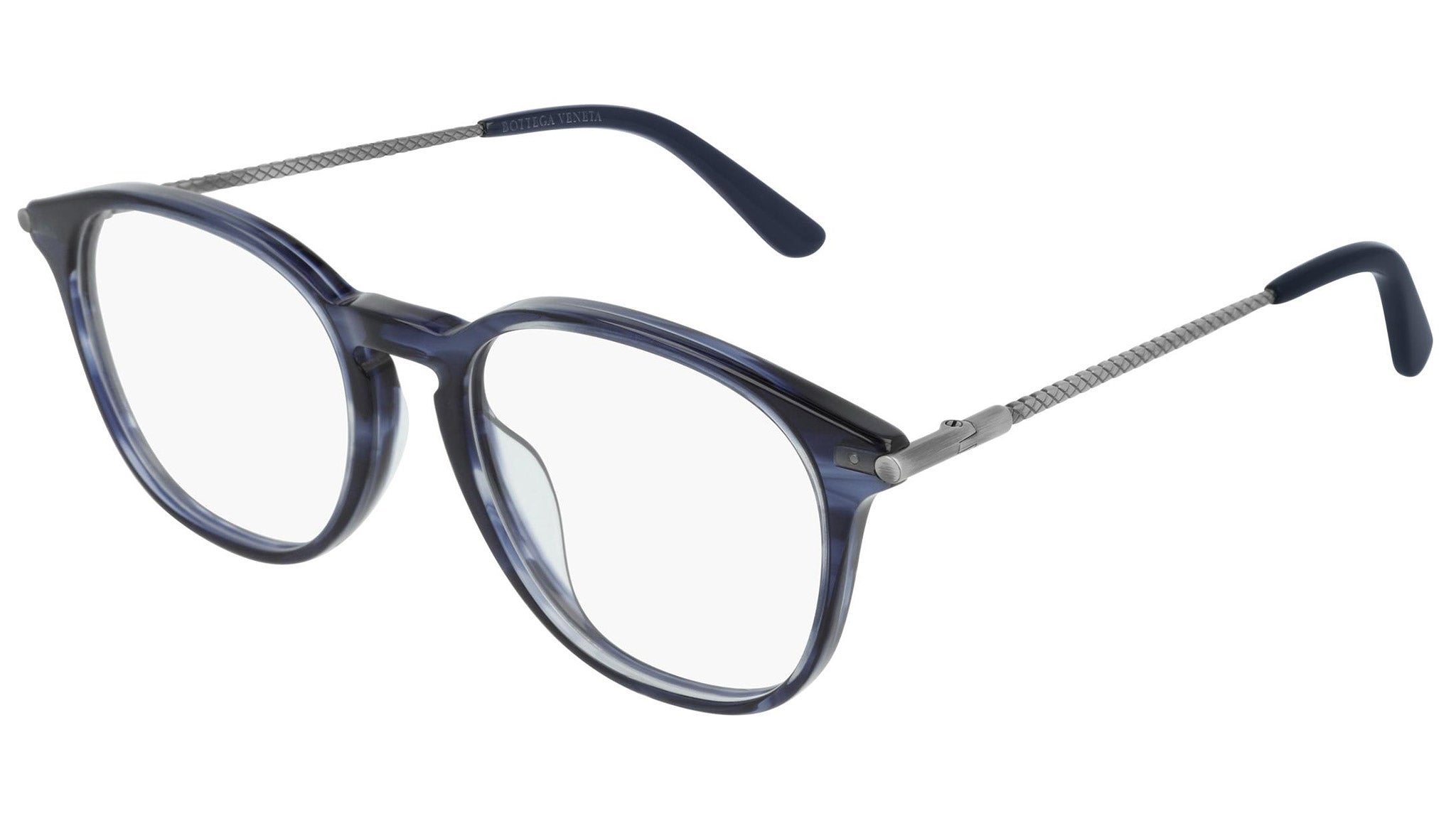 BV0200O shiny blue melange tortoise