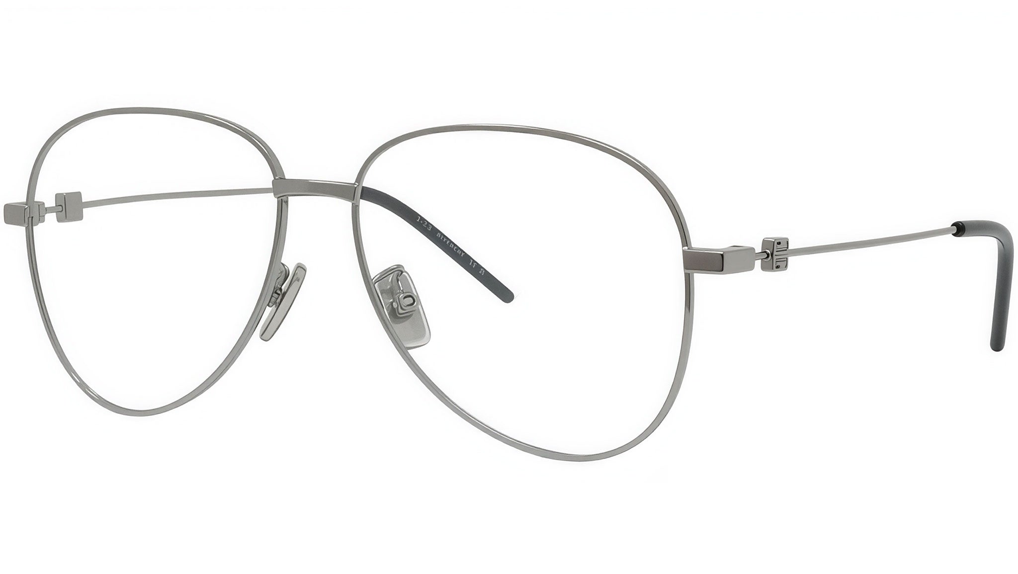 GV Speed Silver Pilot Eyeglasses