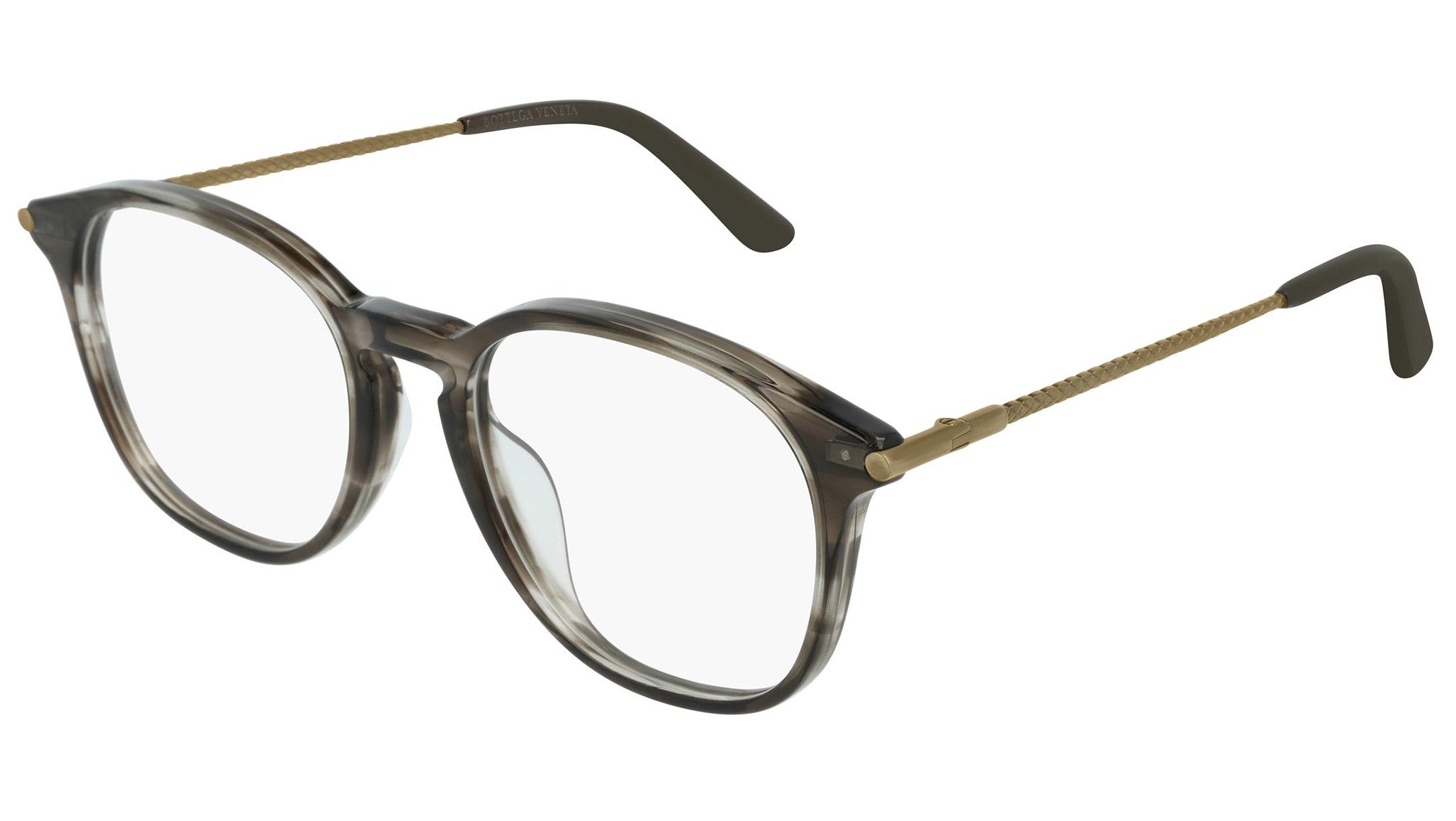 BV0200O shiny brown melange tortoise