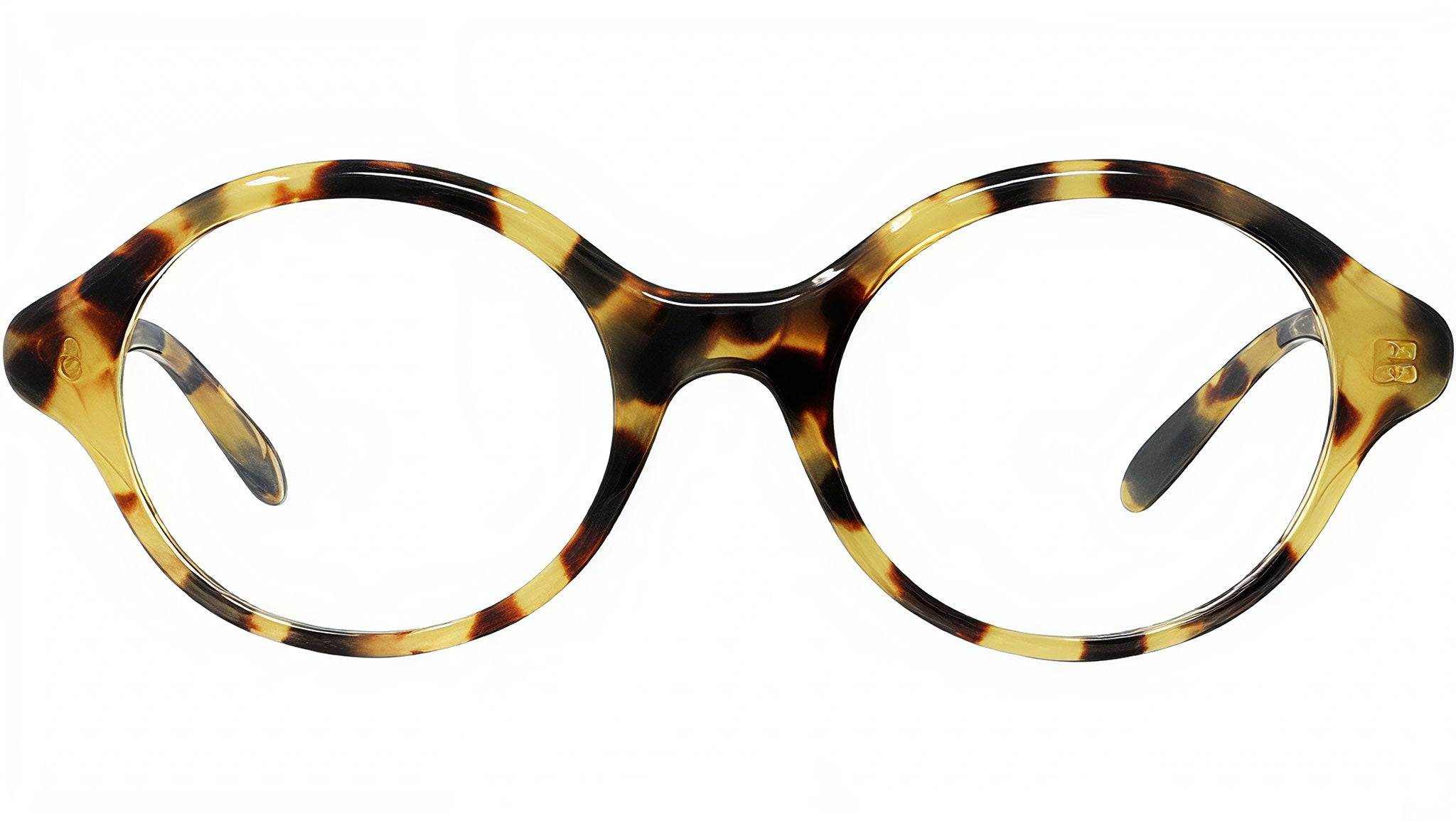 Slim Tortoise Round Eyeglasses