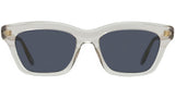 Slim Brown Geometric Sunglasses
