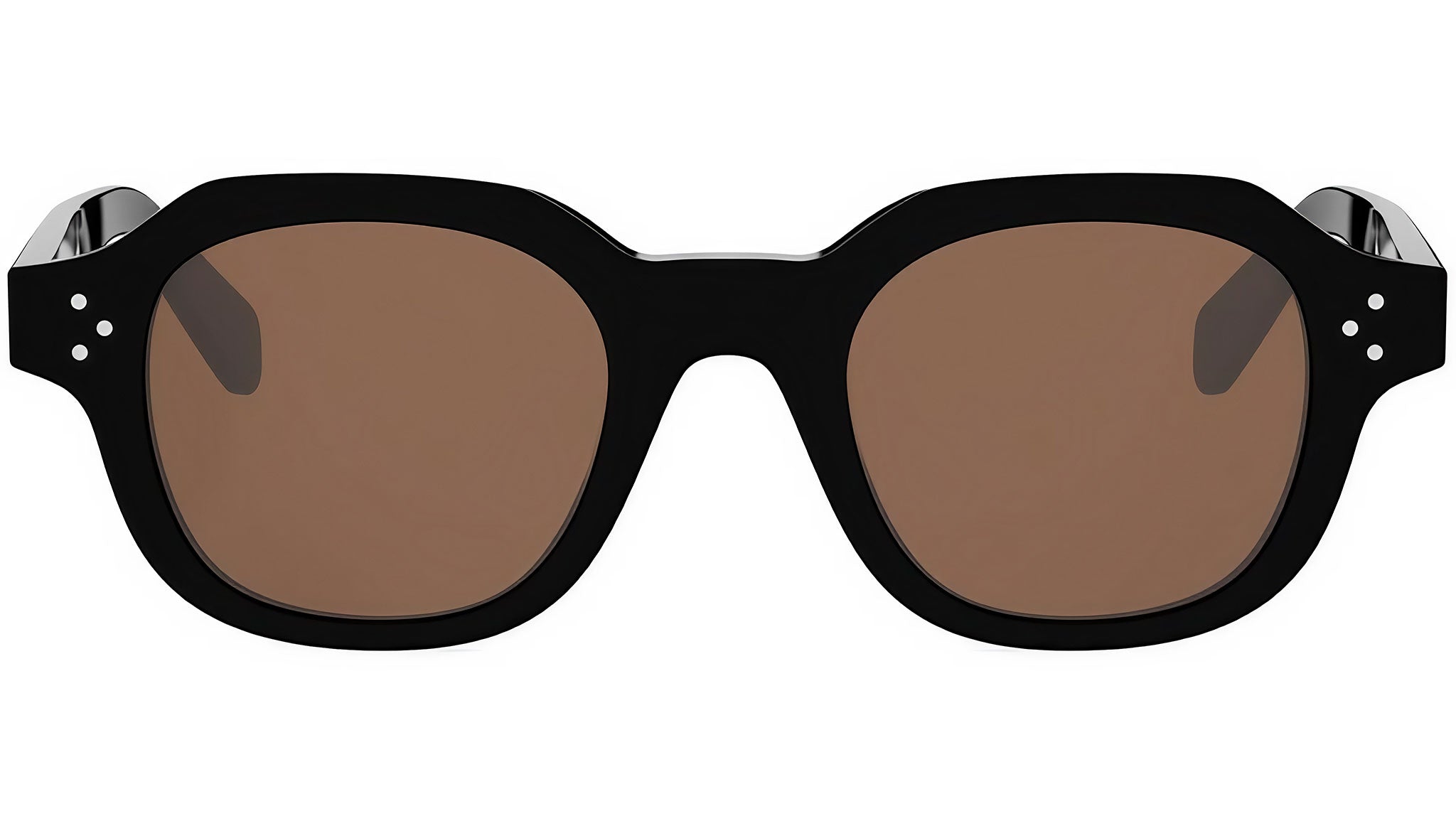 CELINE 3 Dots HD Black Square Sunglasses