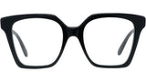 Slim Black Square Eyeglasses