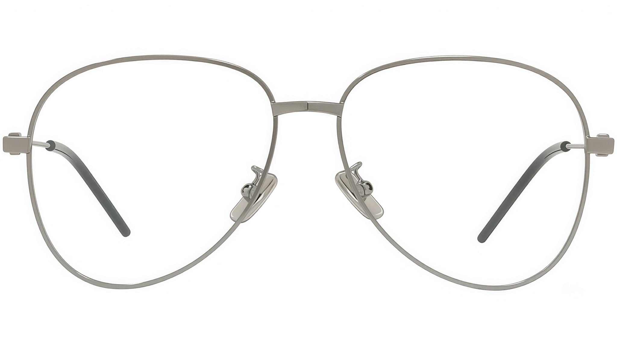 GV Speed Silver Pilot Eyeglasses