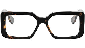 Baguette Red Rectangular Eyeglasses