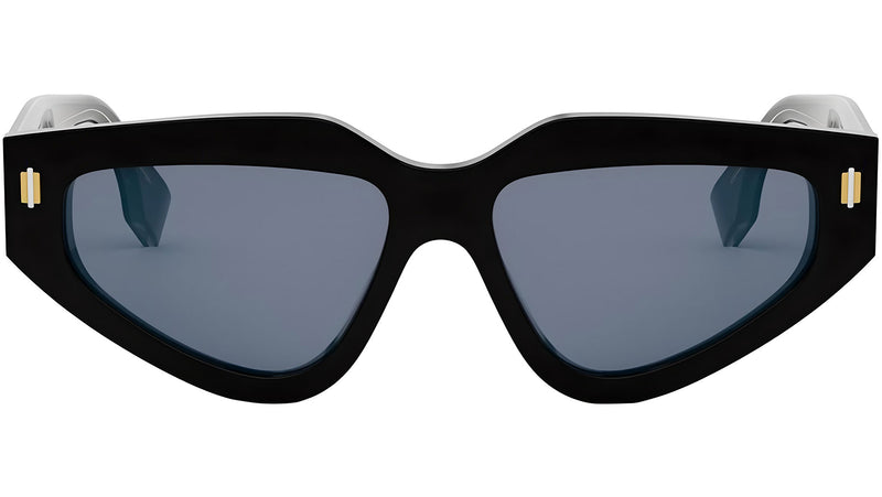 Fendi Roma Black Geometric Sunglasses