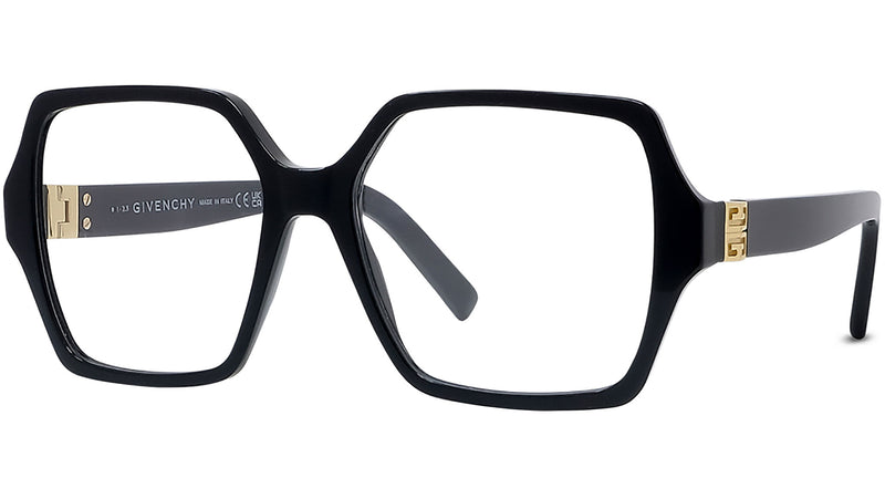4G Black Square Eyeglasses
