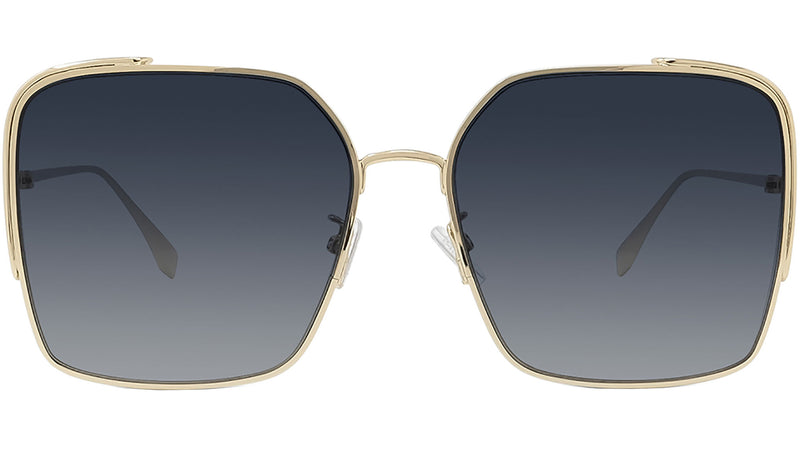 O'Lock Gold Square Sunglasses