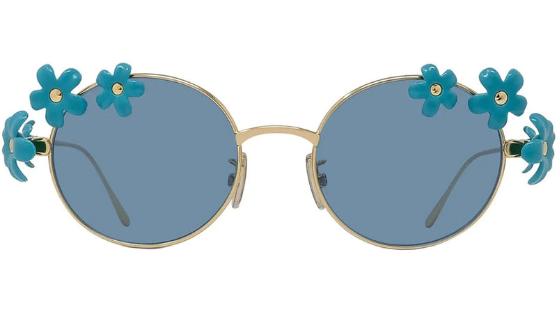 Signature Gold Oval Sunglasses