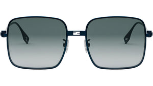 Baguette Blue Square Sunglasses