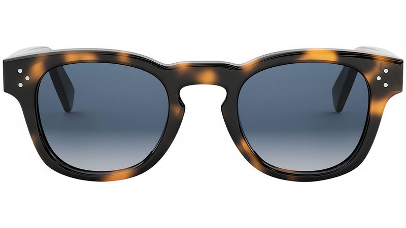 CELINE 3 Dots Tortoise Square Sunglasses