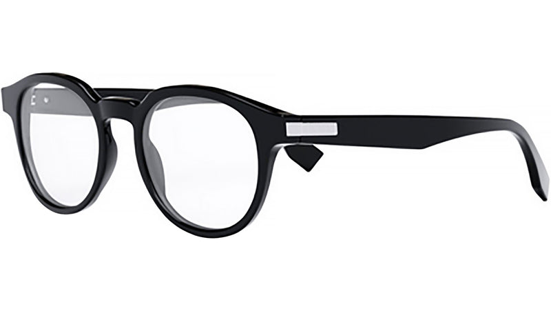 Fendi Essential Black Round Eyeglasses