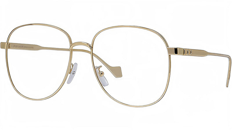 Gold Oval Eyeglasses
