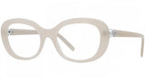 Pearl Grey Oval Eyeglasses