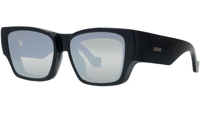 Signature Black Rectangular Sunglasses