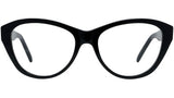 4G Liquid Black Butterfly Eyeglasses