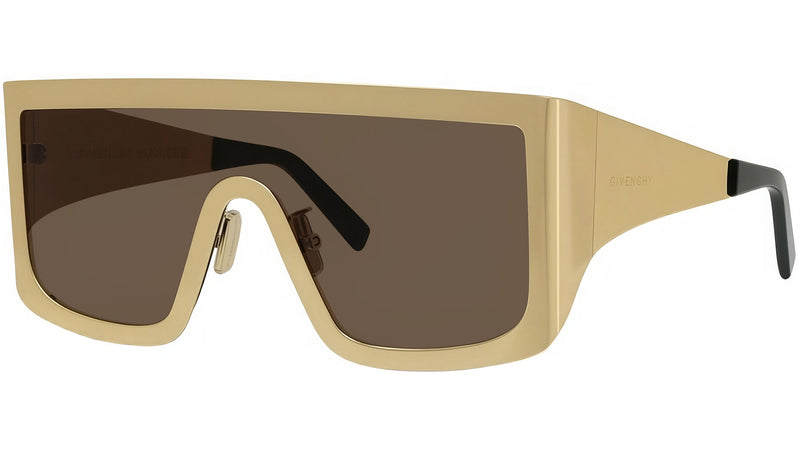 Square Gold Shield Sunglasses
