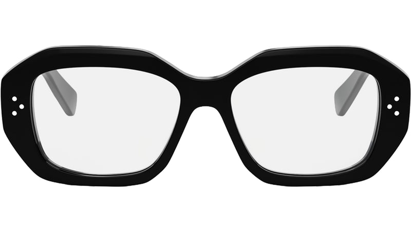 3 Dots Black Geometric Eyeglasses