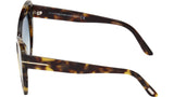 Samantha-02 FT0553 56W Dark Havana Blue