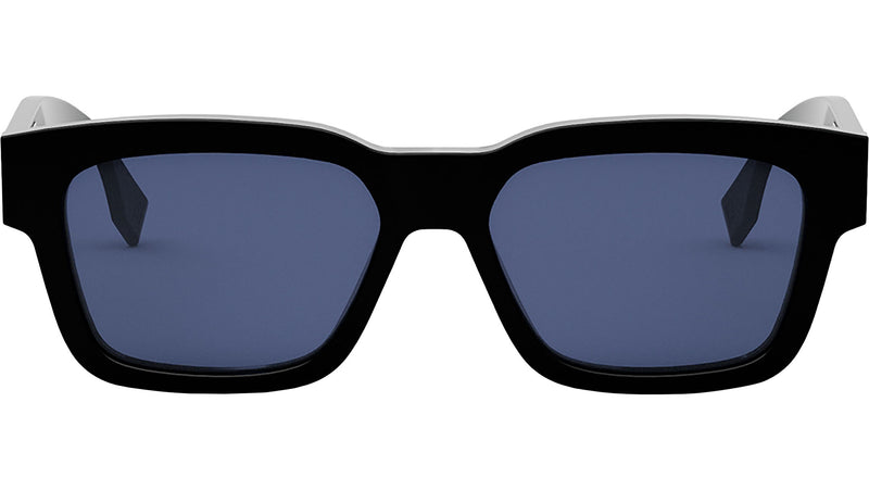 O'Lock Black Rectangular Sunglasses