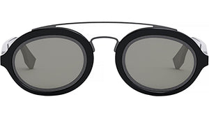 FF Around Black Oval Sunglasses