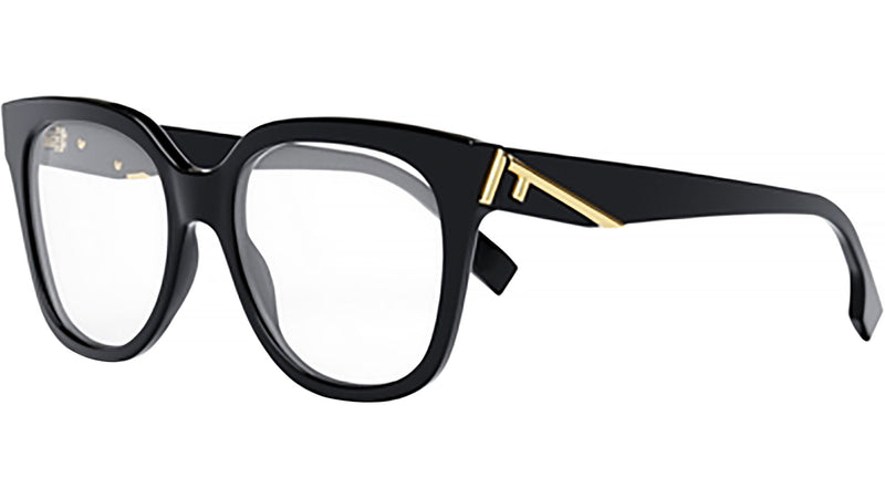 Fendi First Black Square Eyeglasses
