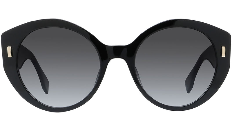 Fendi First Black Round Sunglasses