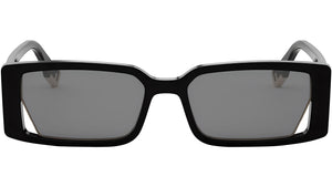 Fendi Way Black Rectangular Sunglasses