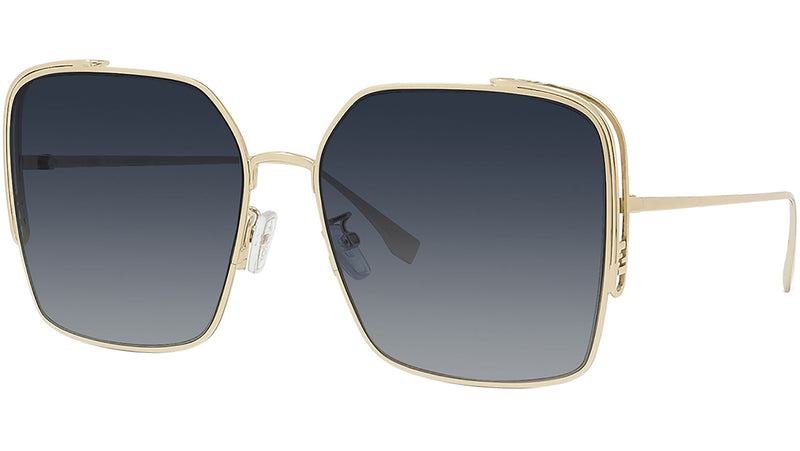 O'Lock Gold Square Sunglasses