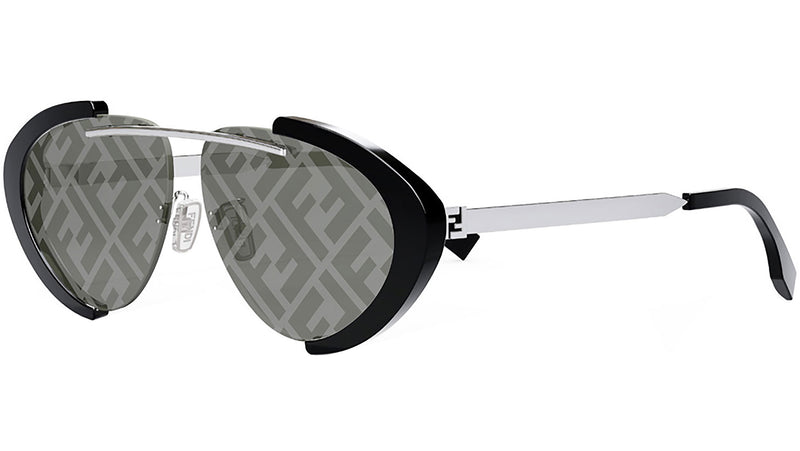 FendiLand Black Oval Sunglasses