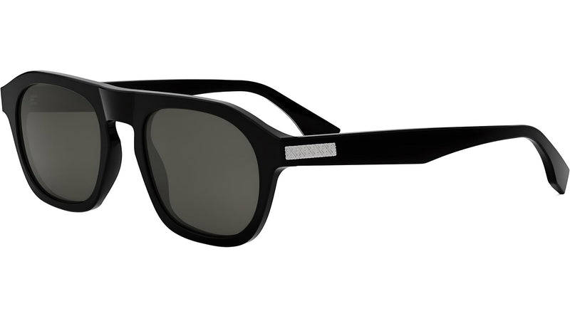Fendi Essential Black Geometric Sunglasses