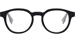 Fendi Essential Black Round Eyeglasses