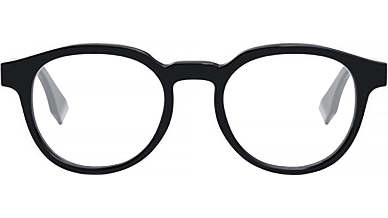 Fendi Essential Black Round Eyeglasses
