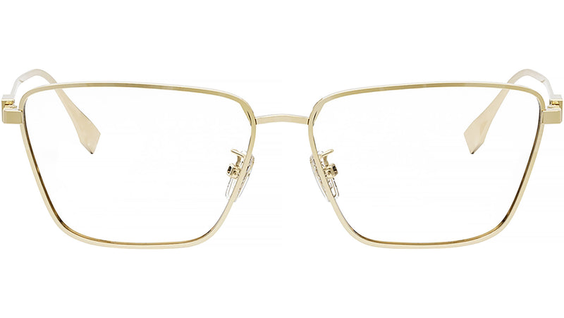 Baguette Gold Rectangular Eyeglasses