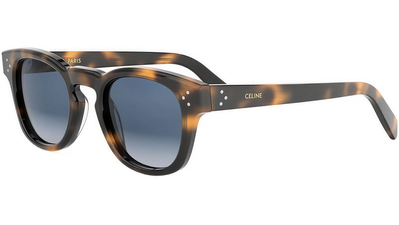 CELINE 3 Dots Tortoise Square Sunglasses