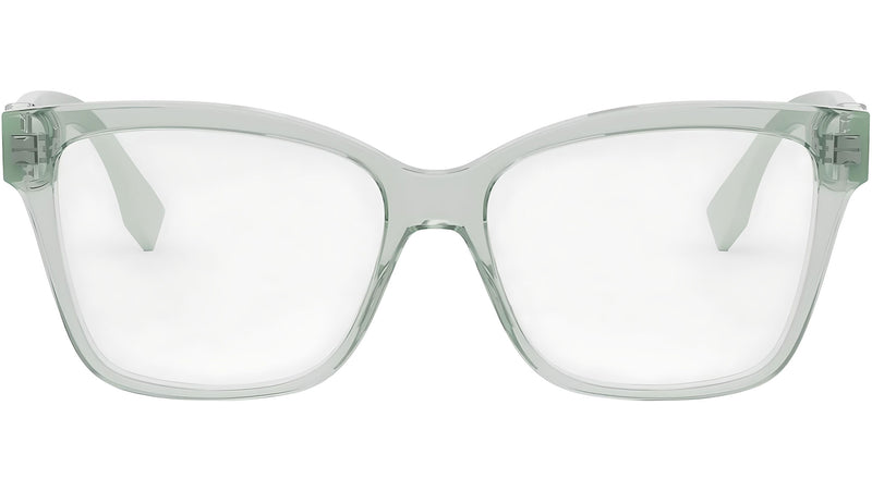 FF Diamonds Green Square Eyeglasses